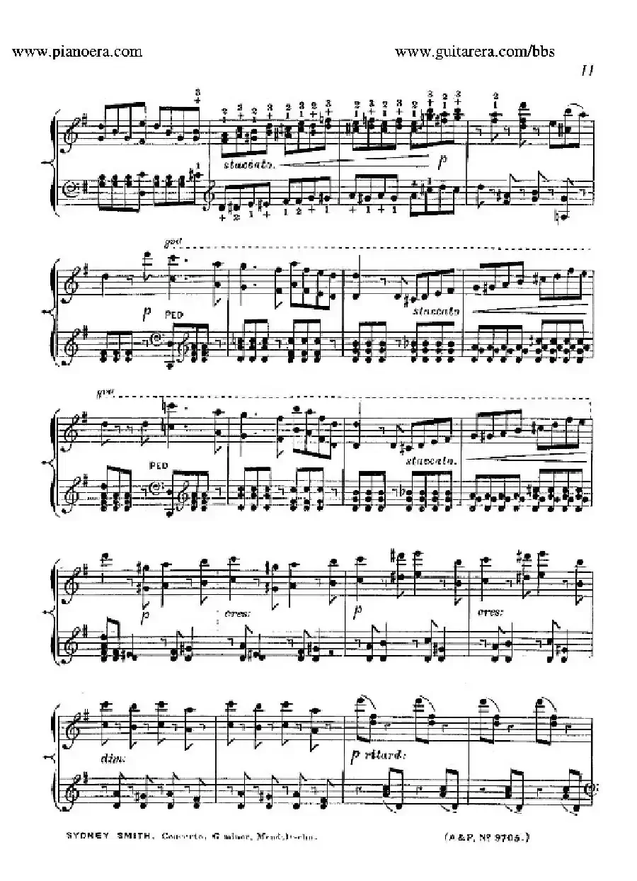 Piano Concerto No.1 in g Minor Op.25（g小调第一钢琴协奏曲·钢琴独奏）