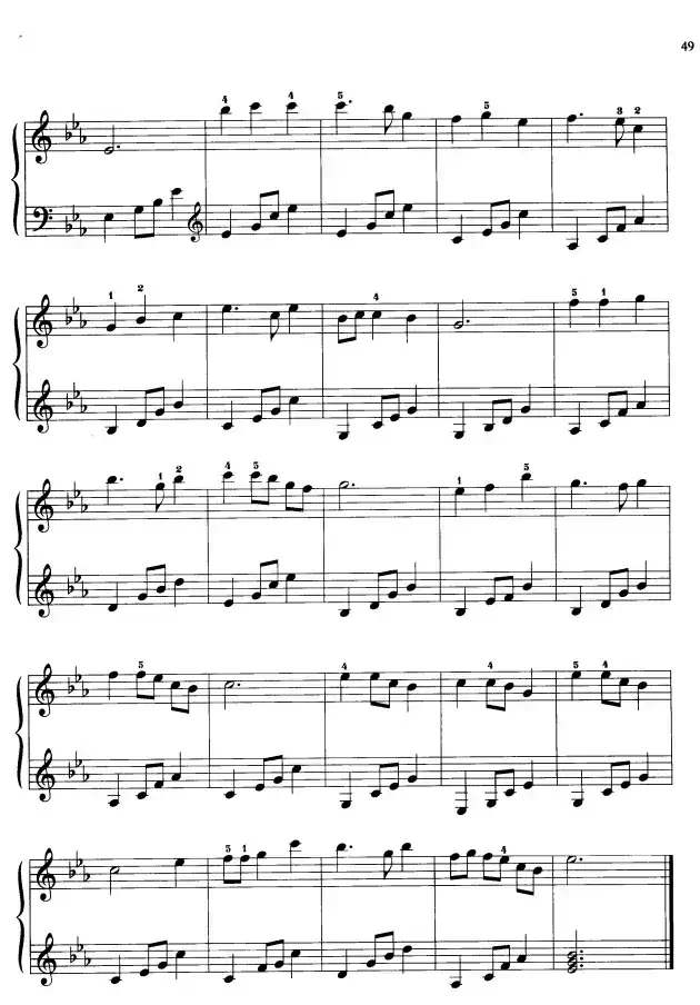110首中国民歌钢琴小曲集：纺织曲