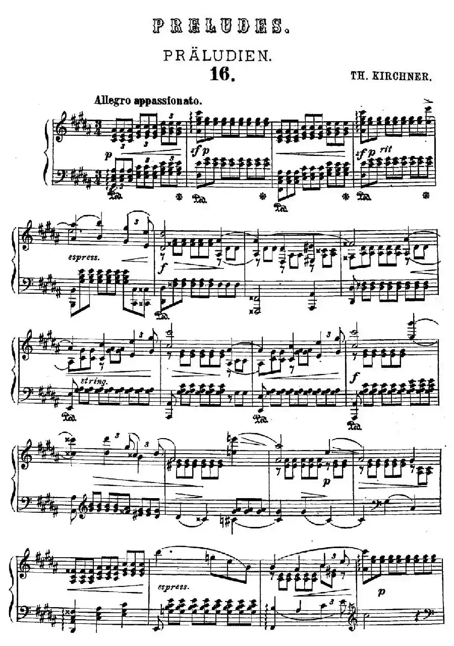 16 Preludes Op.9（16首前奏曲·16）