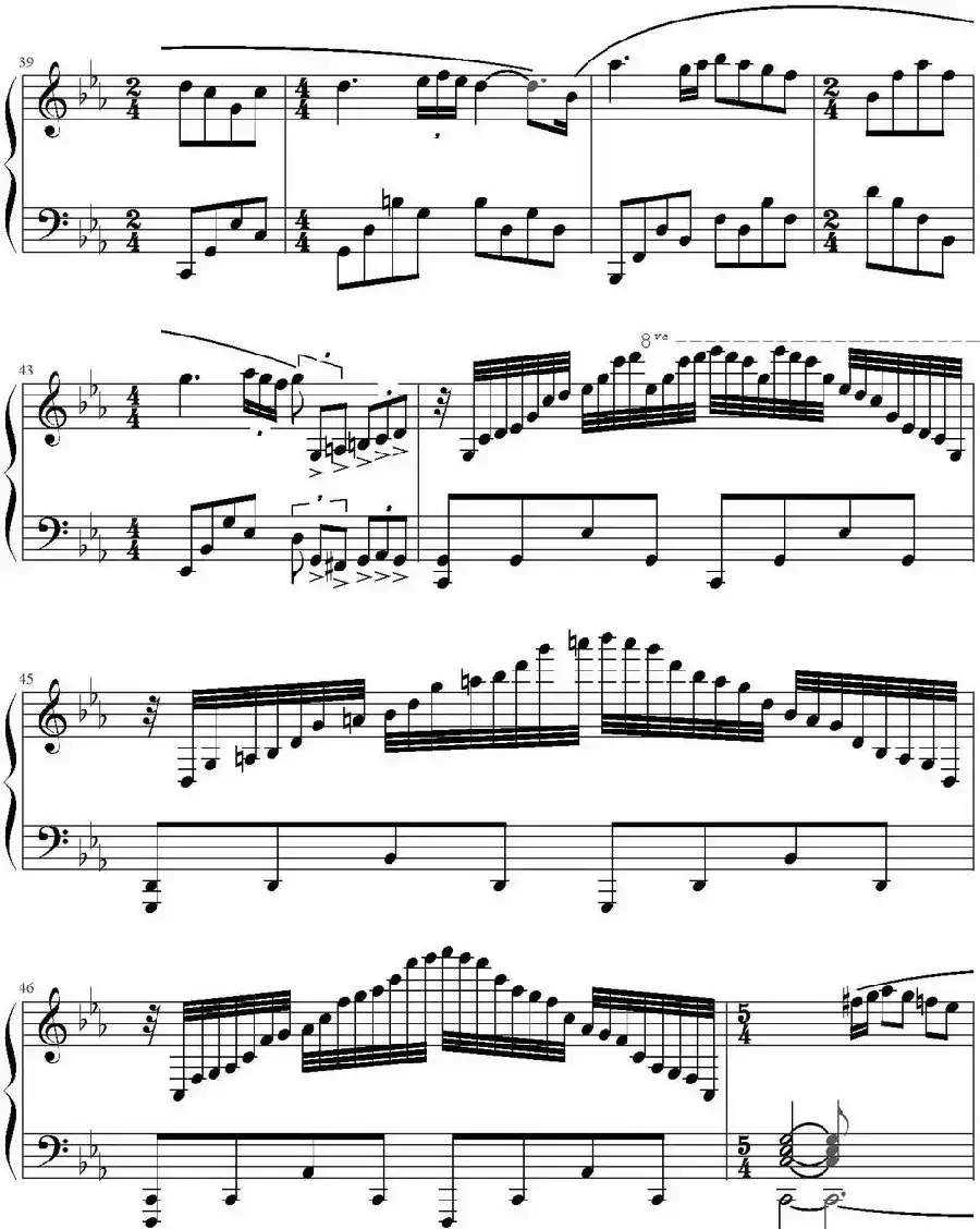 爱的协奏曲（弹琴吧制谱版）