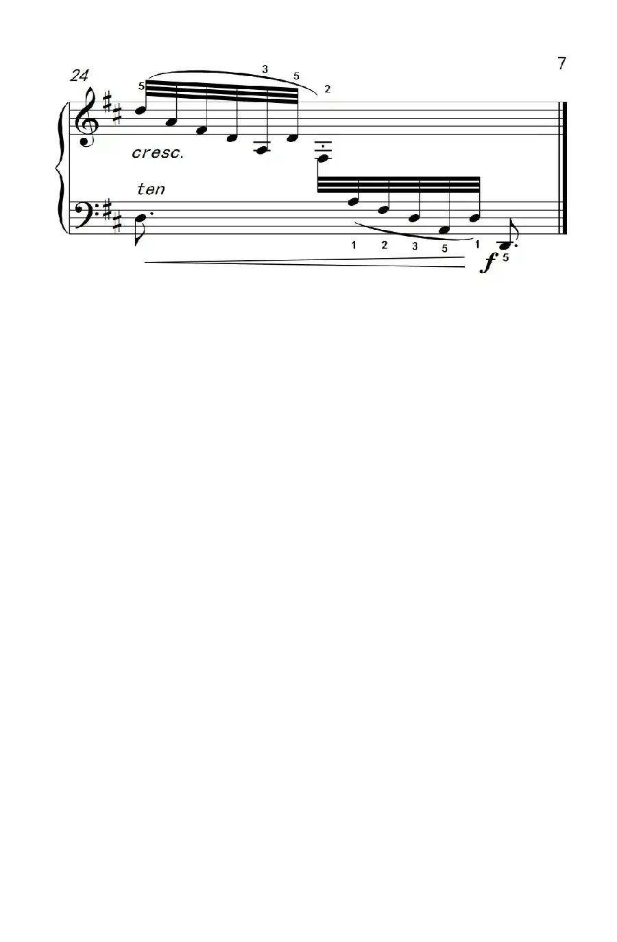 第六级 2.练习曲（中央音乐学院 钢琴（业余）考级教程 4-6级）