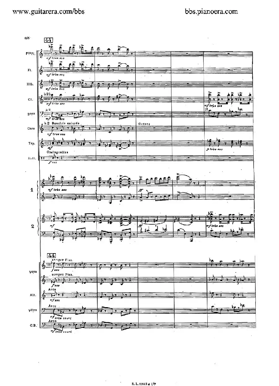 Concerto for 2 Pianos in d Minor（d小调双钢琴协奏曲·总谱）