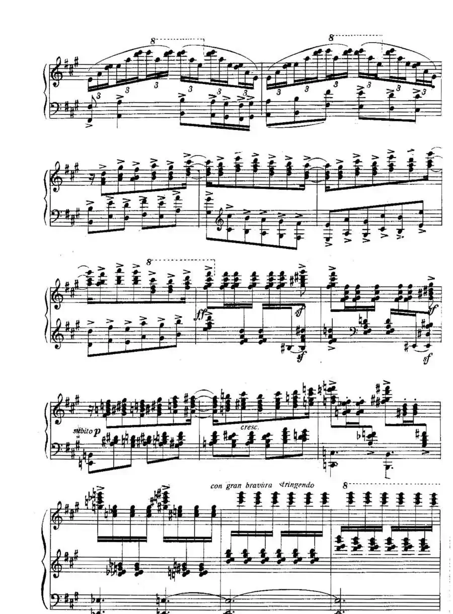 Six Préludes Exotiques Op·17（6首特色前奏曲·3）