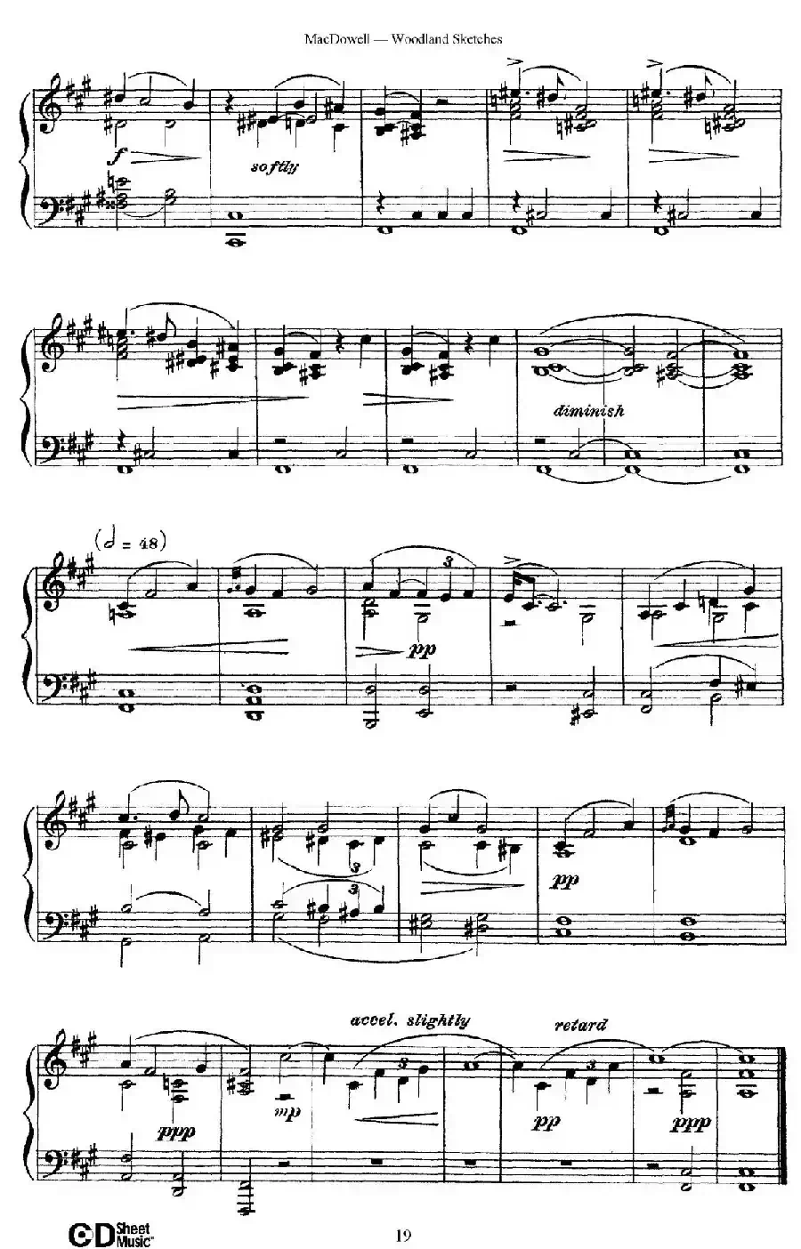 Woodland Sketches Op.51（森林素描·8）
