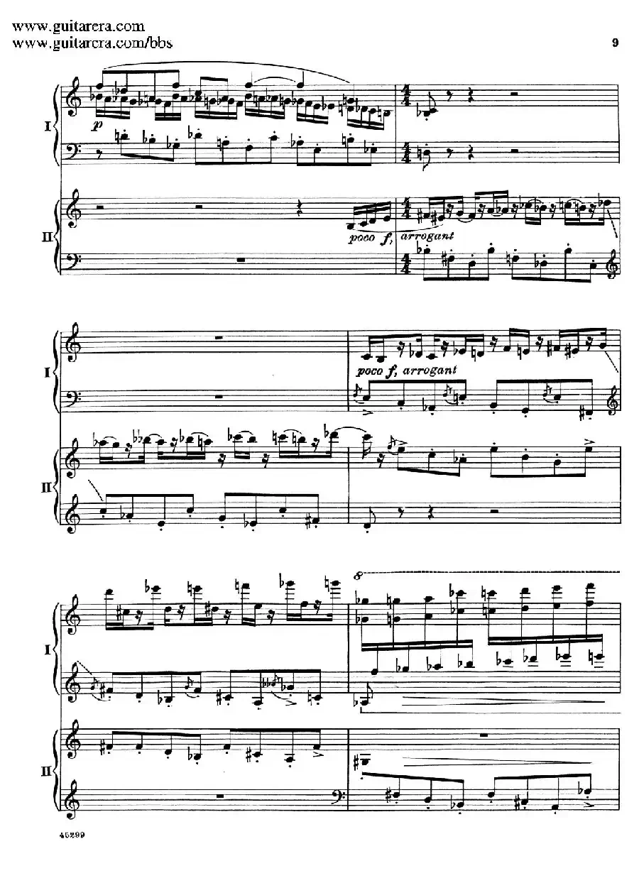 Piano Concerto Op.38（钢琴协奏曲·双钢琴·第一乐章）