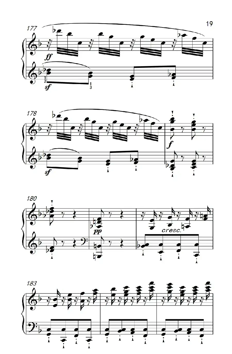 奏鸣曲 Opus 10 Nr.2 第一乐章（贝多芬奏鸣曲集 2）