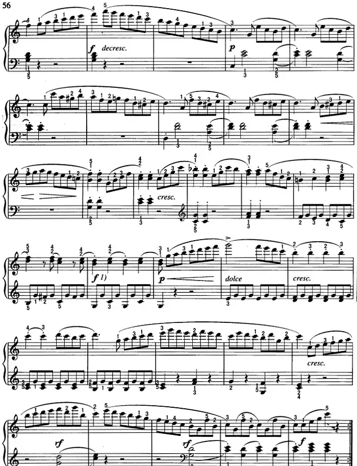 不可不弹的世界钢琴名曲：小奏鸣曲Op.55-1