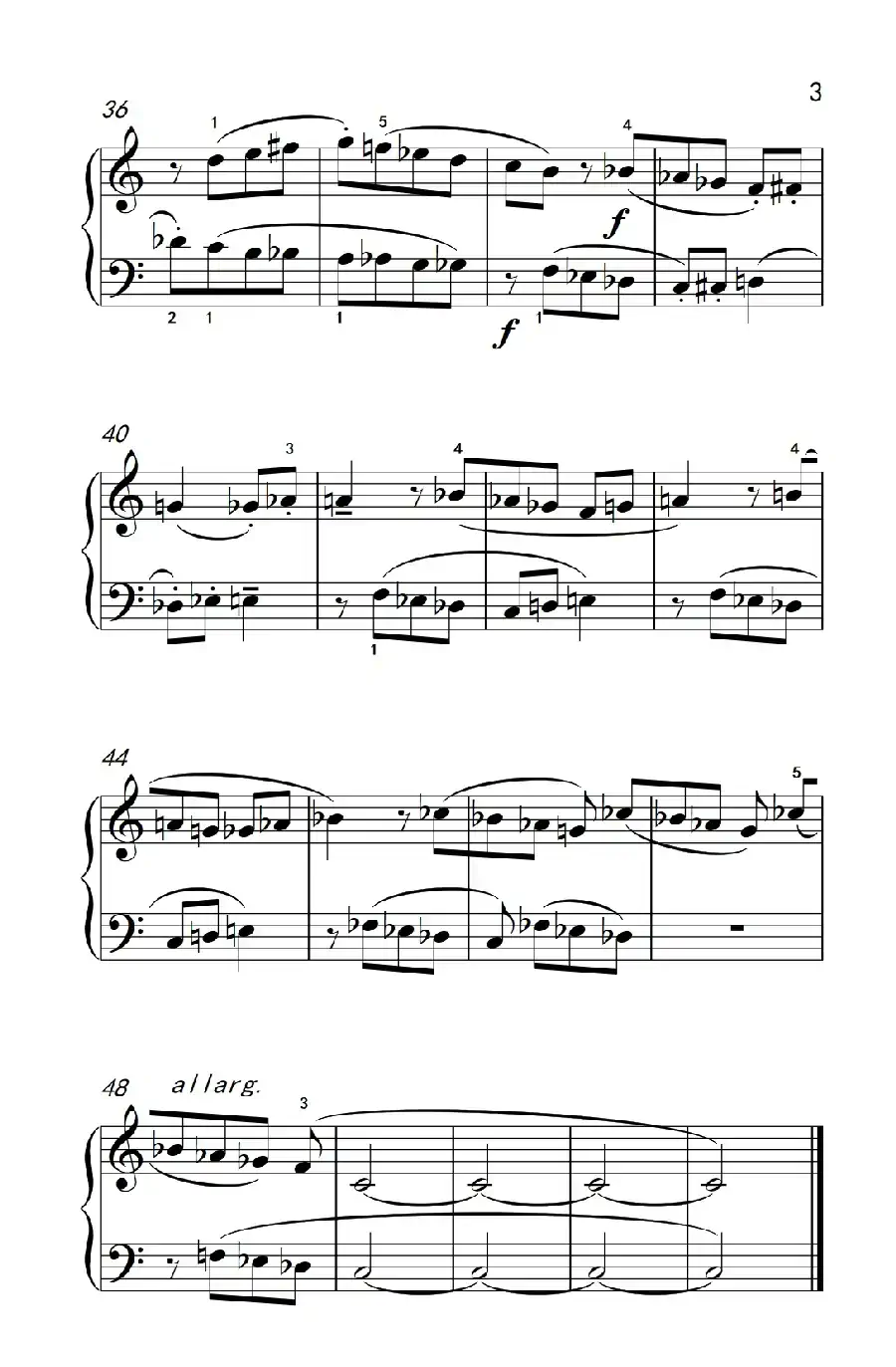 断奏和连奏(二)(巴托克 小宇宙 钢琴教程 5)