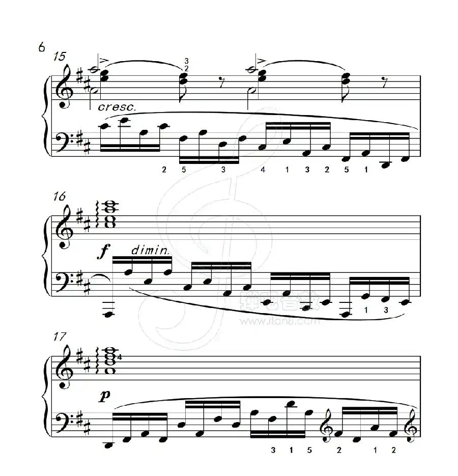 练习曲 20（克拉莫钢琴练习曲60首）