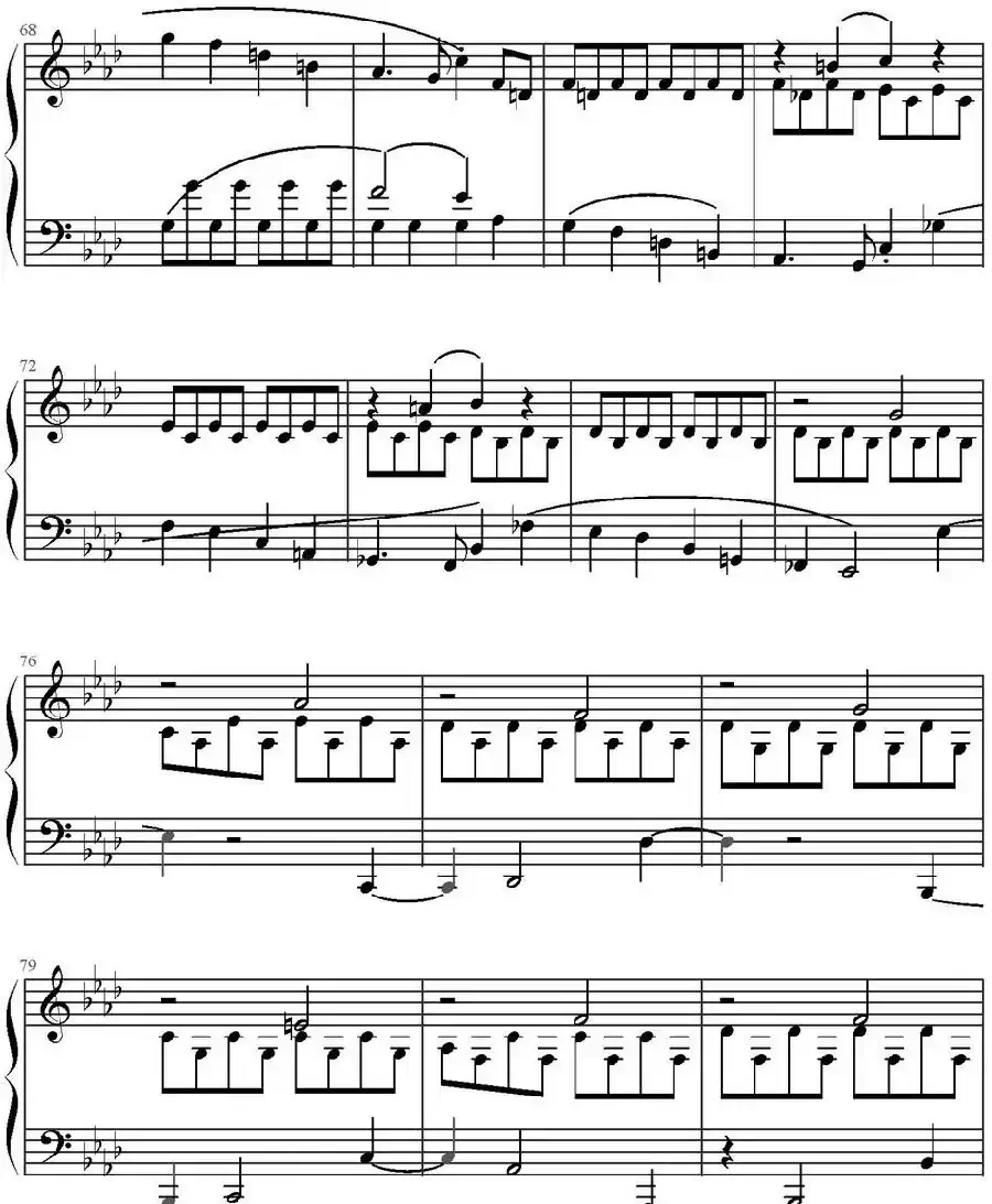 奏鸣曲第一乐章