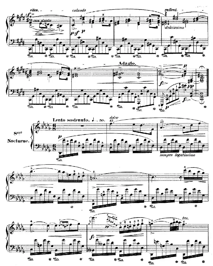 Deux Nocturnes Op.27（2首夜曲·1）
