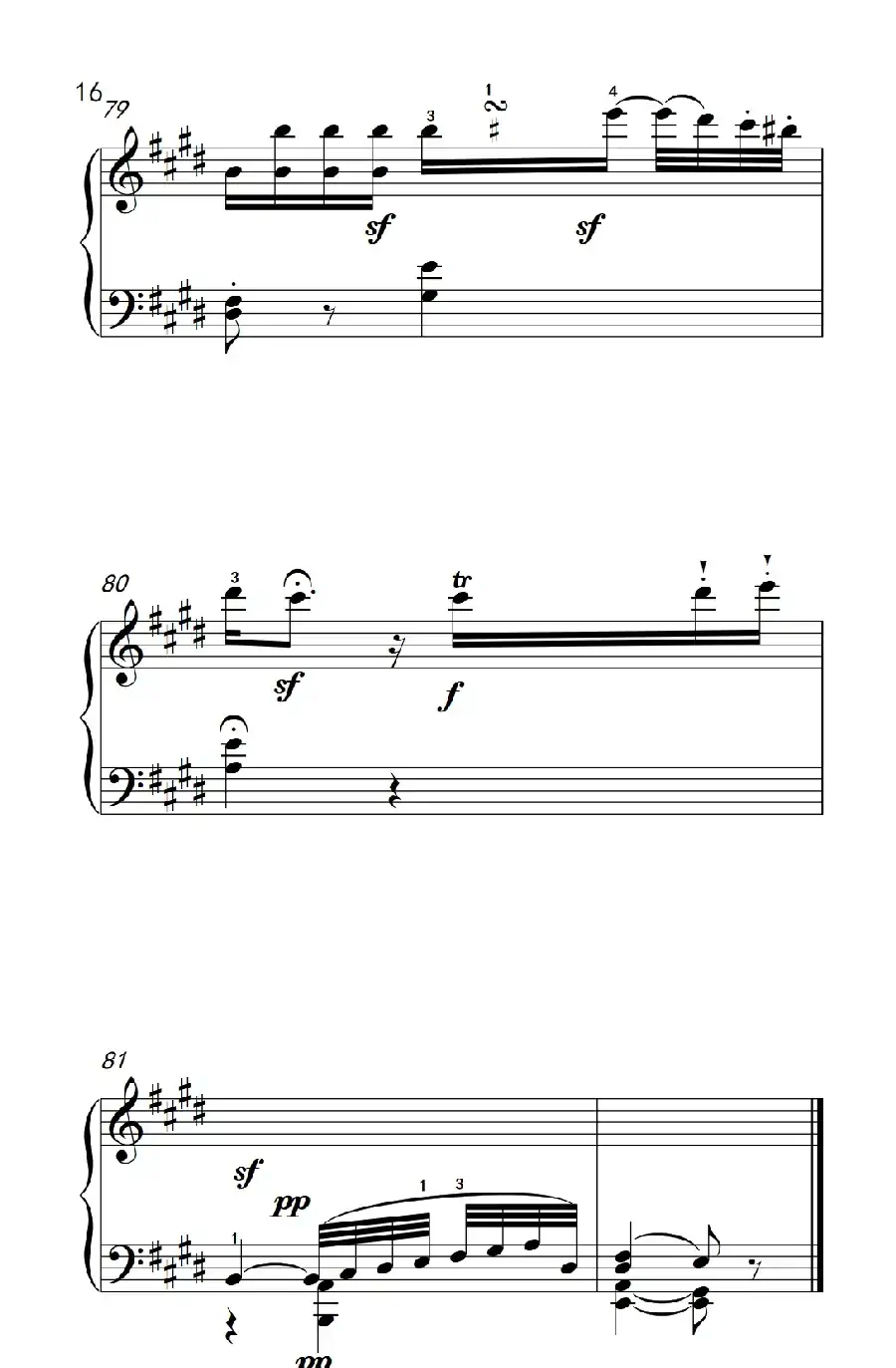 奏鸣曲 Opus 2 Nr.3 第二乐章(贝多芬奏鸣曲集 1)