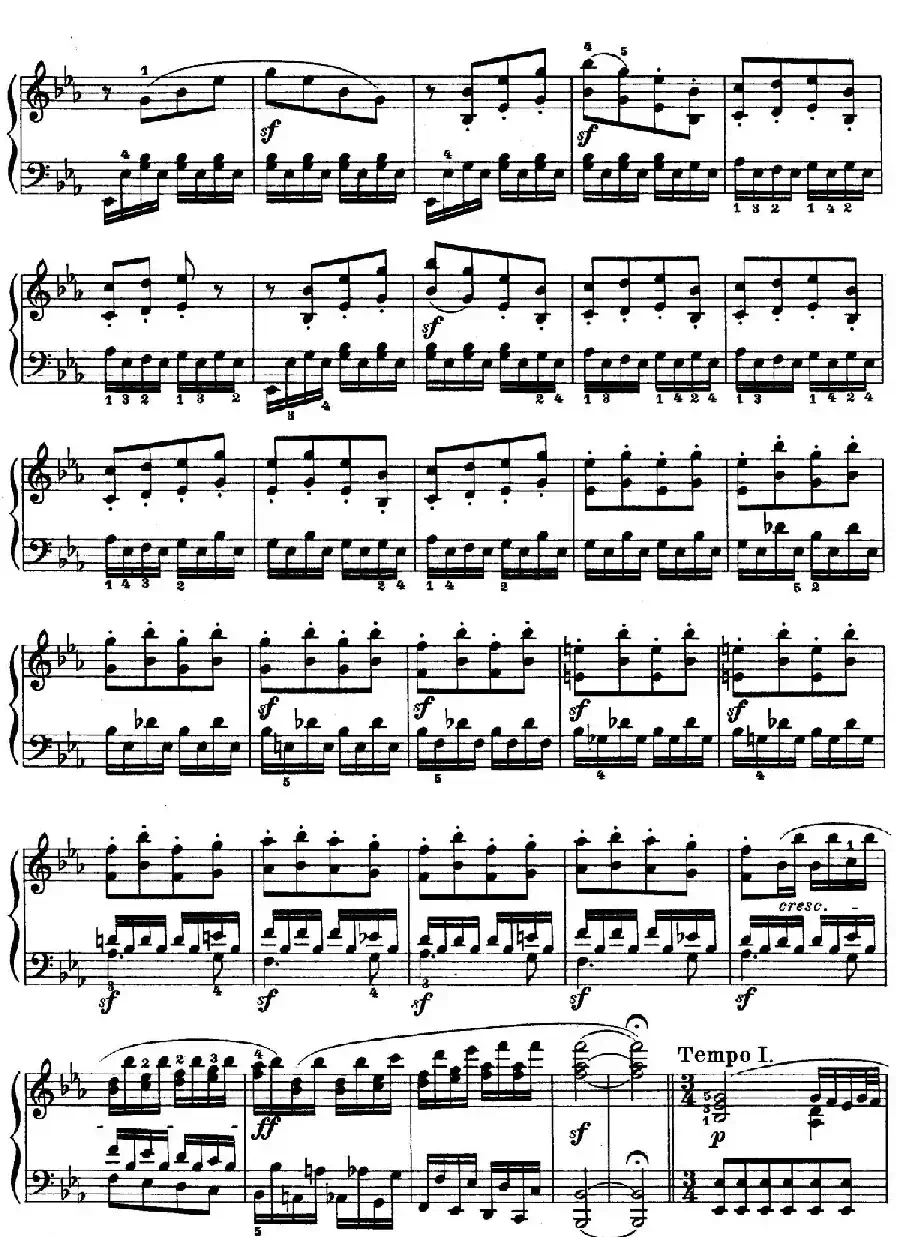 Piano Sonata in Es-dur Op. 27-1（降E大调第十三钢琴奏鸣曲）