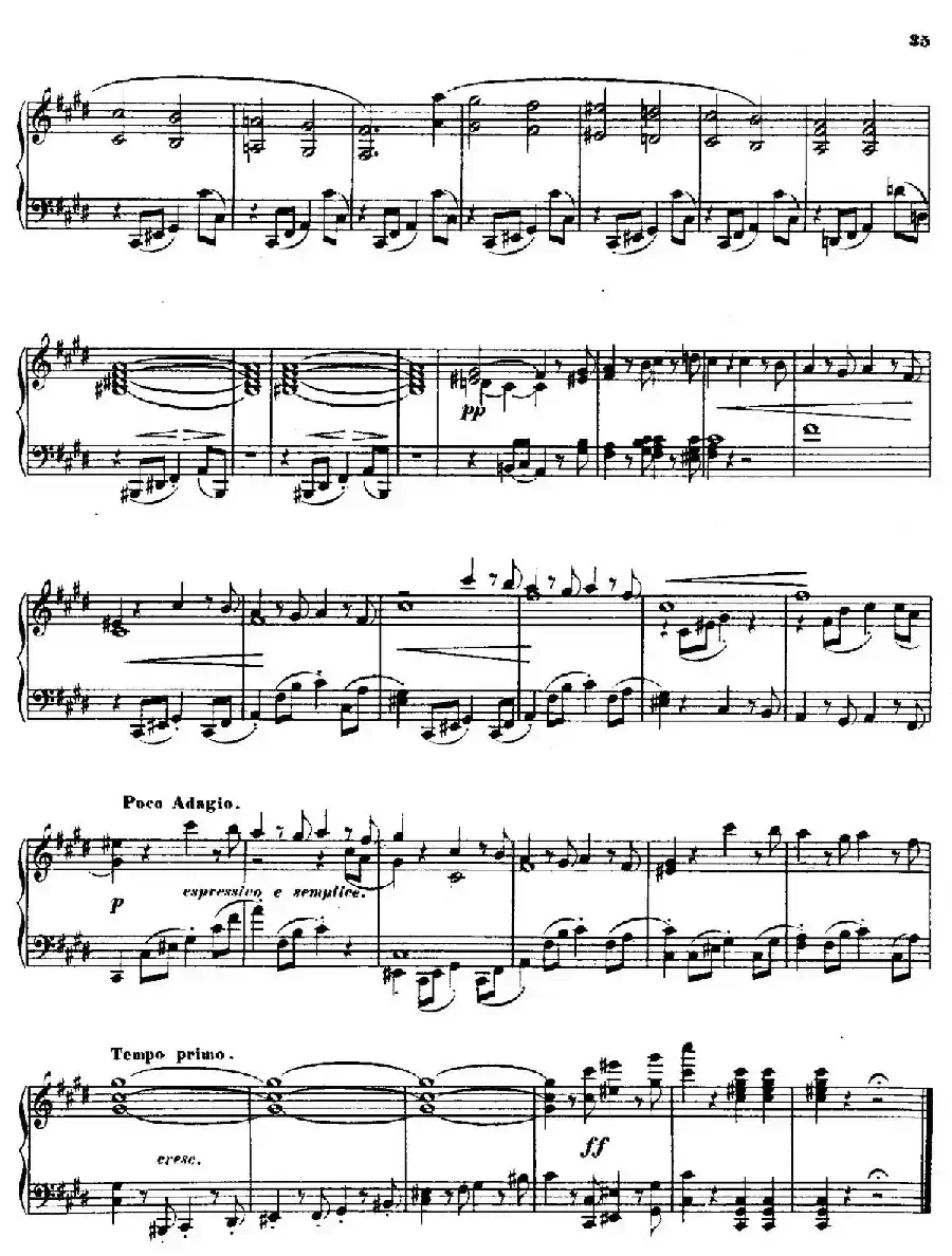 Quartet No.14（升c小调第十四弦乐四重奏钢琴版）