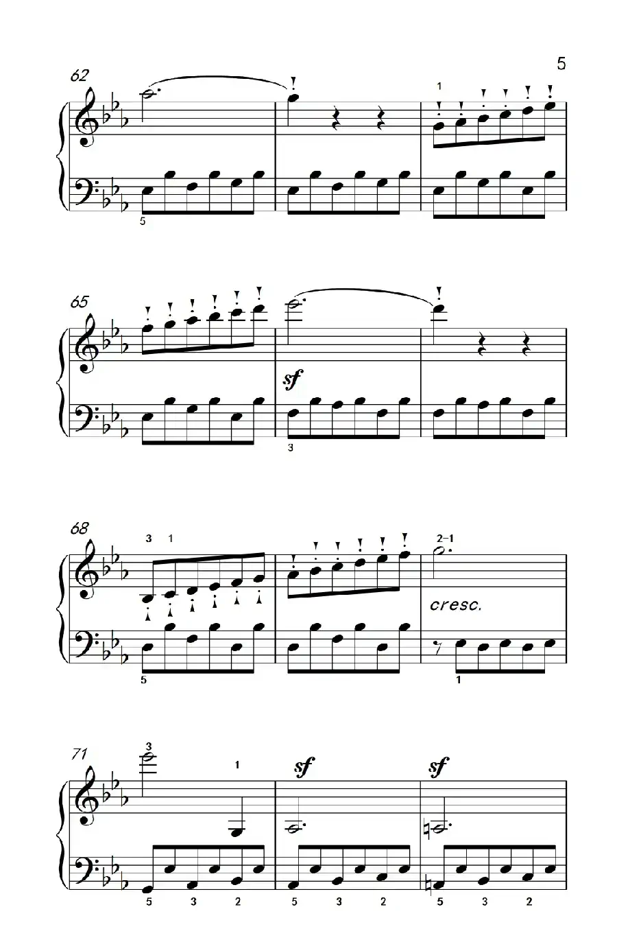 奏鸣曲 Opus 10 Nr.1 第一乐章(贝多芬奏鸣曲集 2)