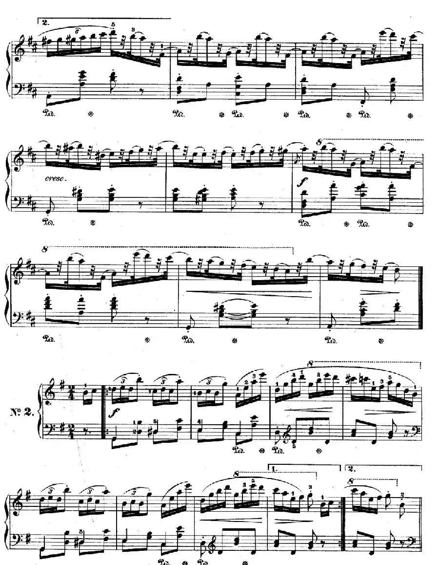 Trois Ecossaises Op.72-3 （3首埃科塞斯舞曲）