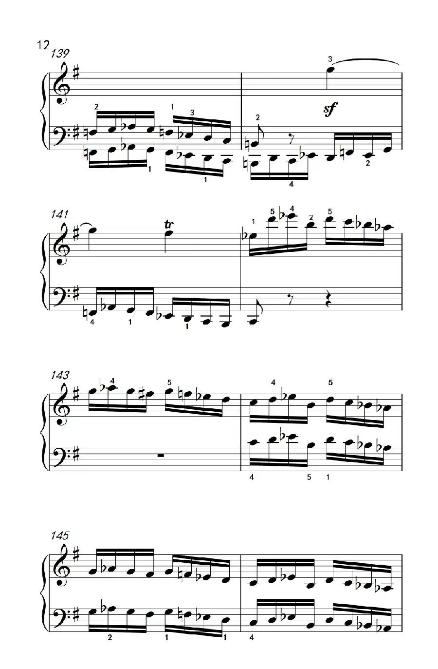 第九级2.G大调奏鸣曲 第一乐章 Op.31 No.1（中央音乐学院 钢琴（业余）考级教程 7-9级）