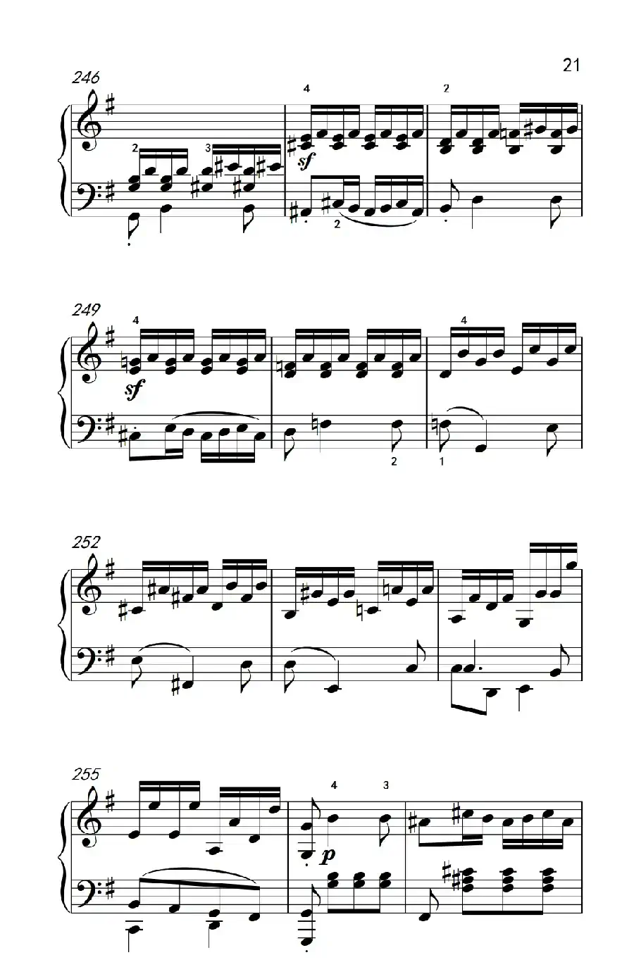 第九级2.G大调奏鸣曲 第一乐章 Op.31 No.1（中央音乐学院 钢琴（业余）考级教程 7-9级）