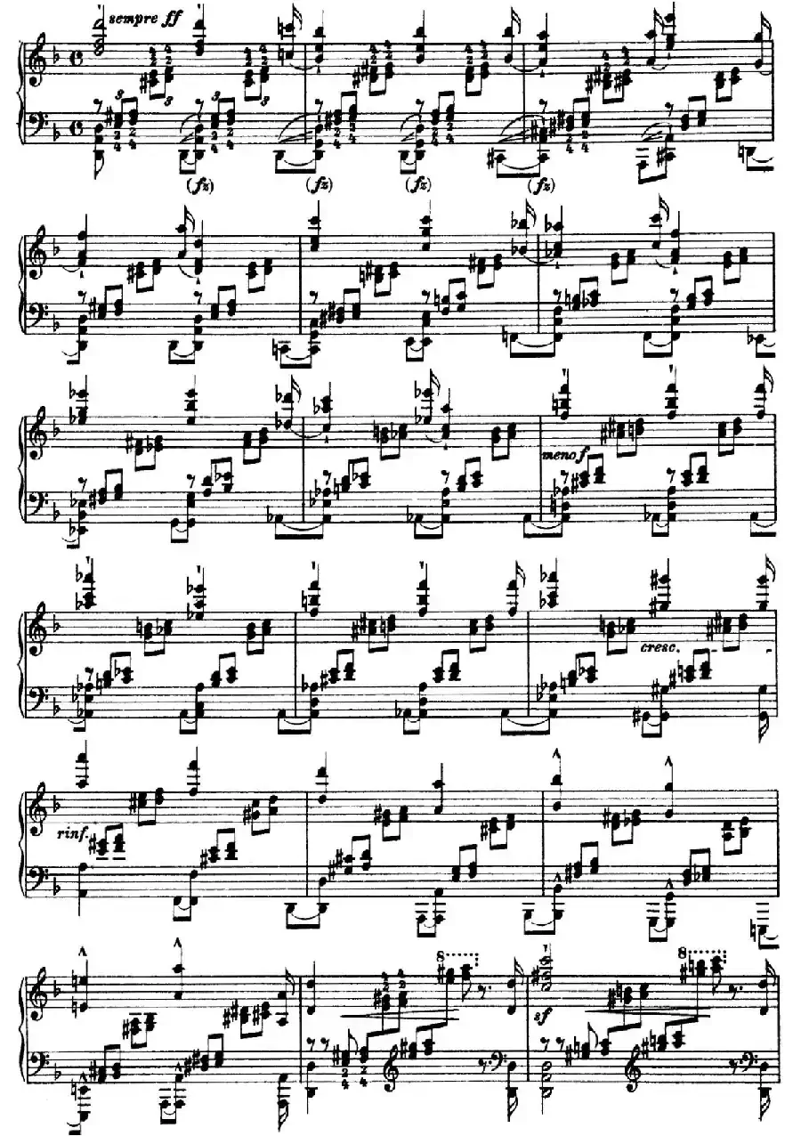 12 Etudes d'execution Transcendante S.139（12首超技练习曲·4）