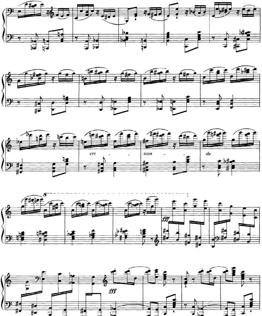 柴可夫斯基18首钢琴小品Op.72（18.Scene dansante(invitation au trepak)）