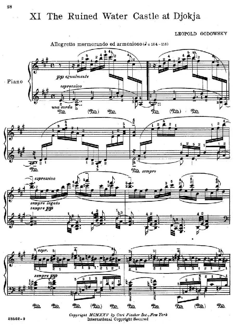 Java Suiten（爪哇组曲·Ⅺ）