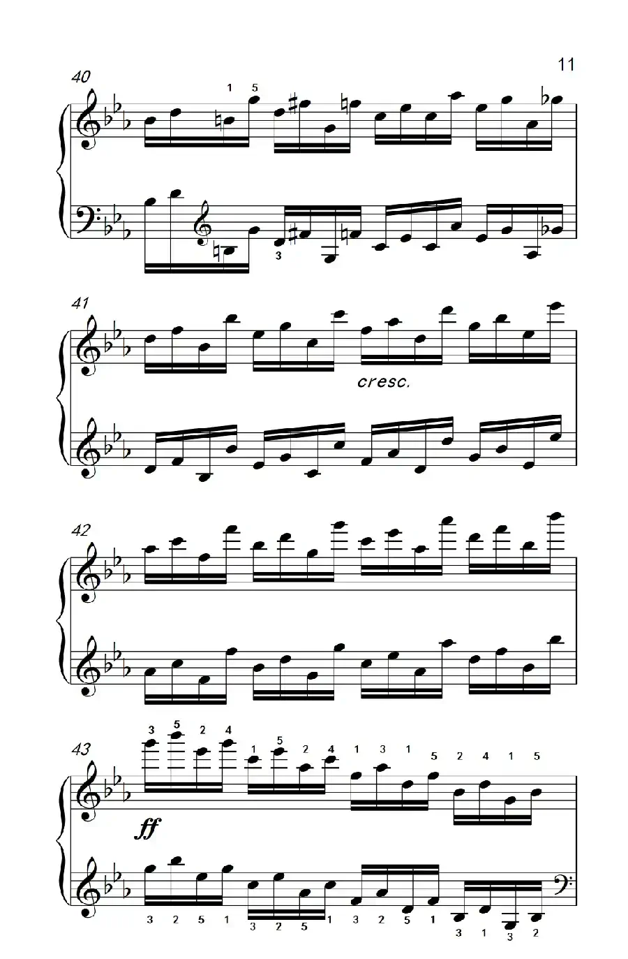 莫什科夫斯基 钢琴练习曲（第七首）