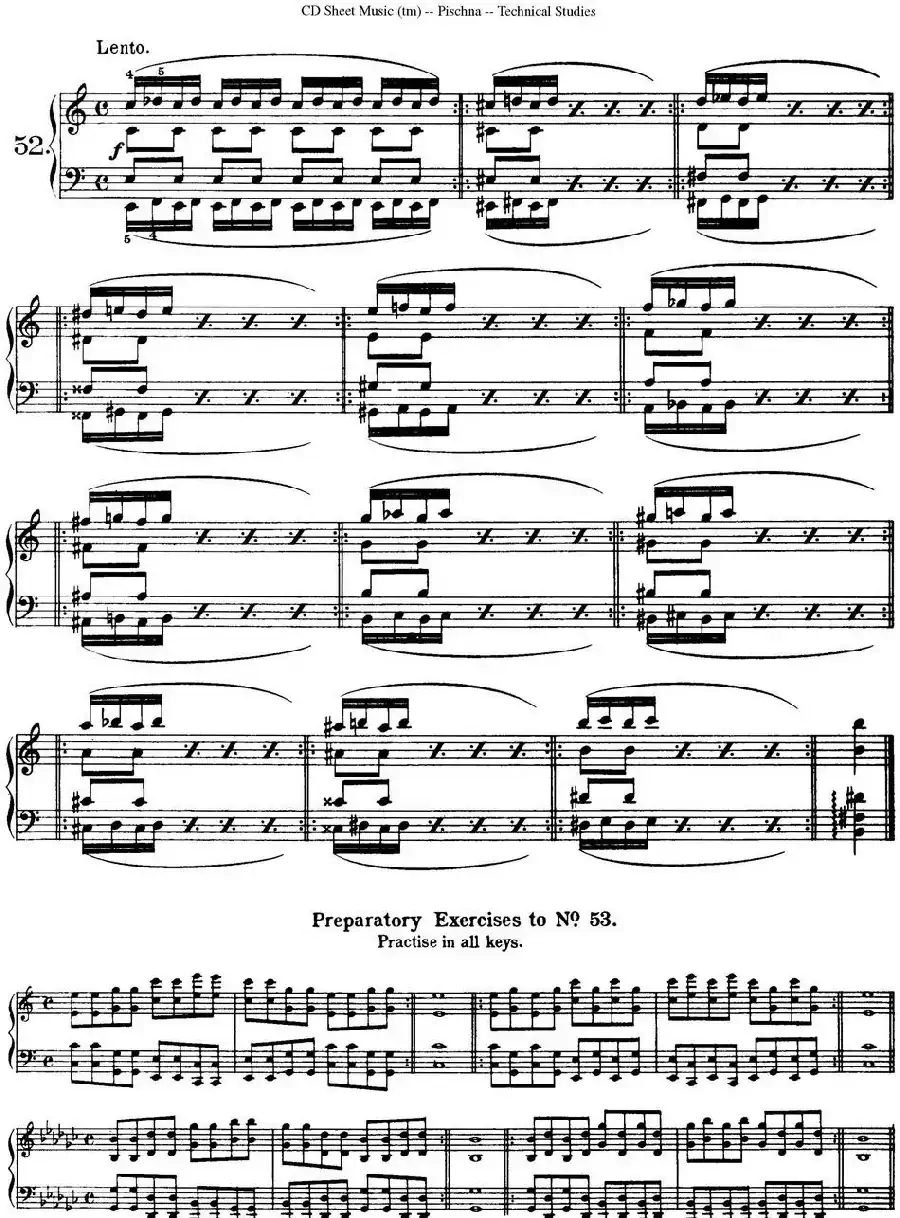 Technical Studies 60 Progressive Exercises （60首钢琴循序渐进练习曲 P81——90）