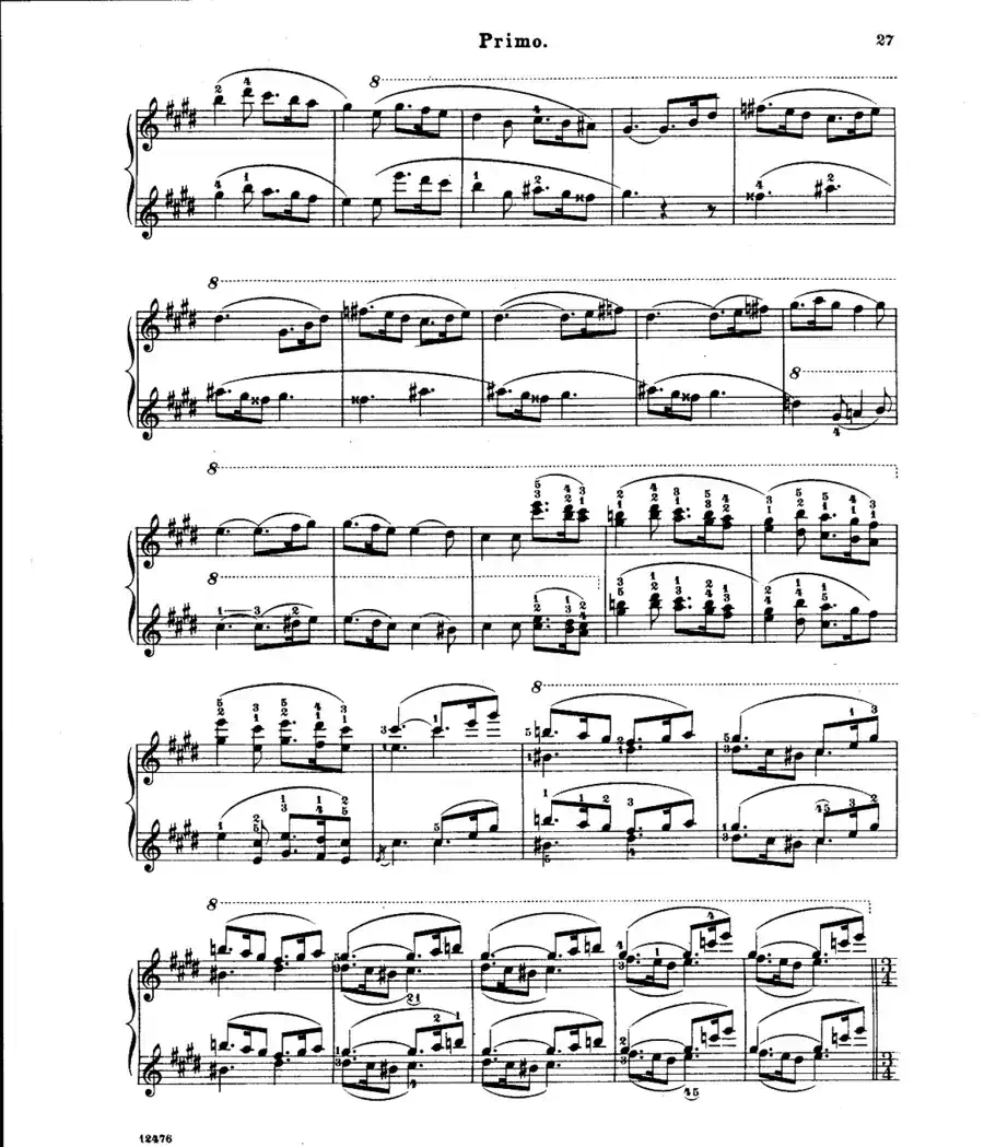 L'Arlesienne Suite No·1（阿莱城姑娘·第一组曲·四手联弹）