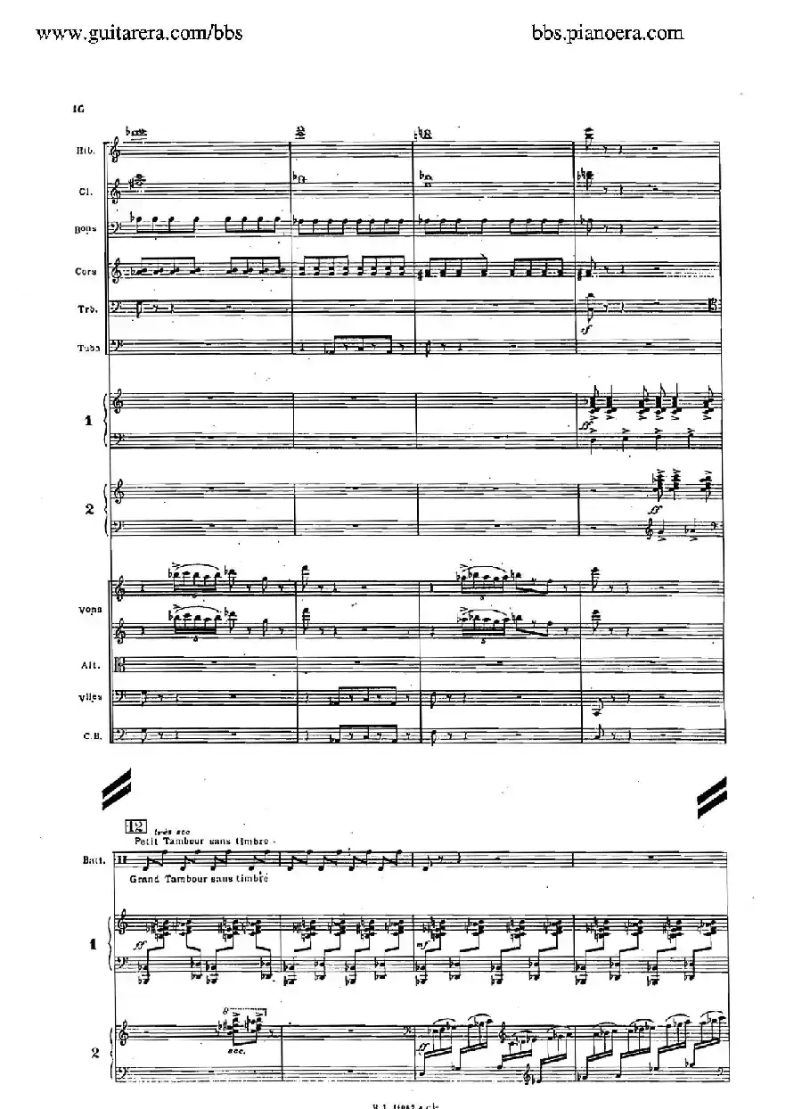 Concerto for 2 Pianos in d Minor（d小调双钢琴协奏曲·总谱）