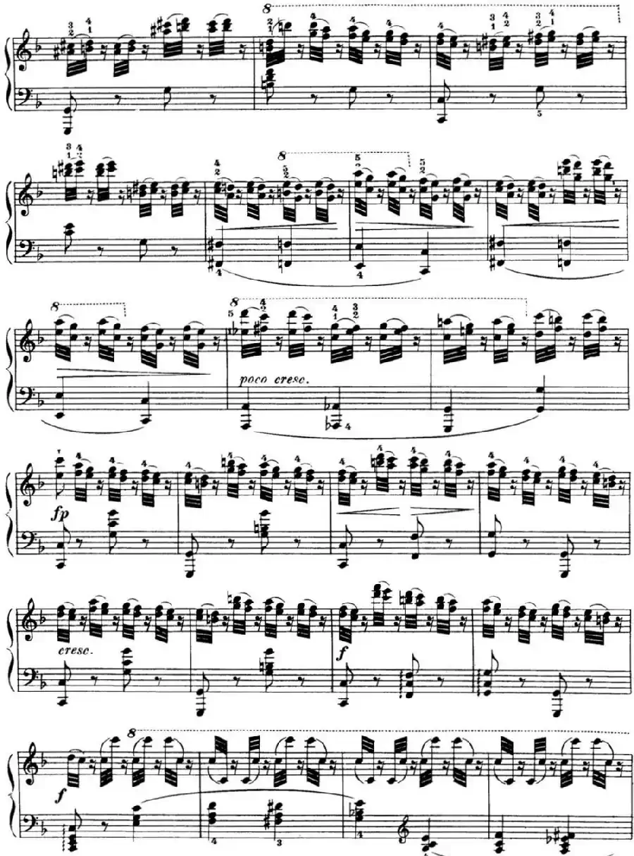 50首车尔尼Op.740钢琴手指灵巧技术练习曲（NO.30）