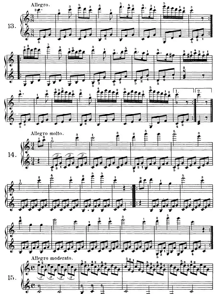 Czerny - 100 Progressive Studies Op.139 （1—21）