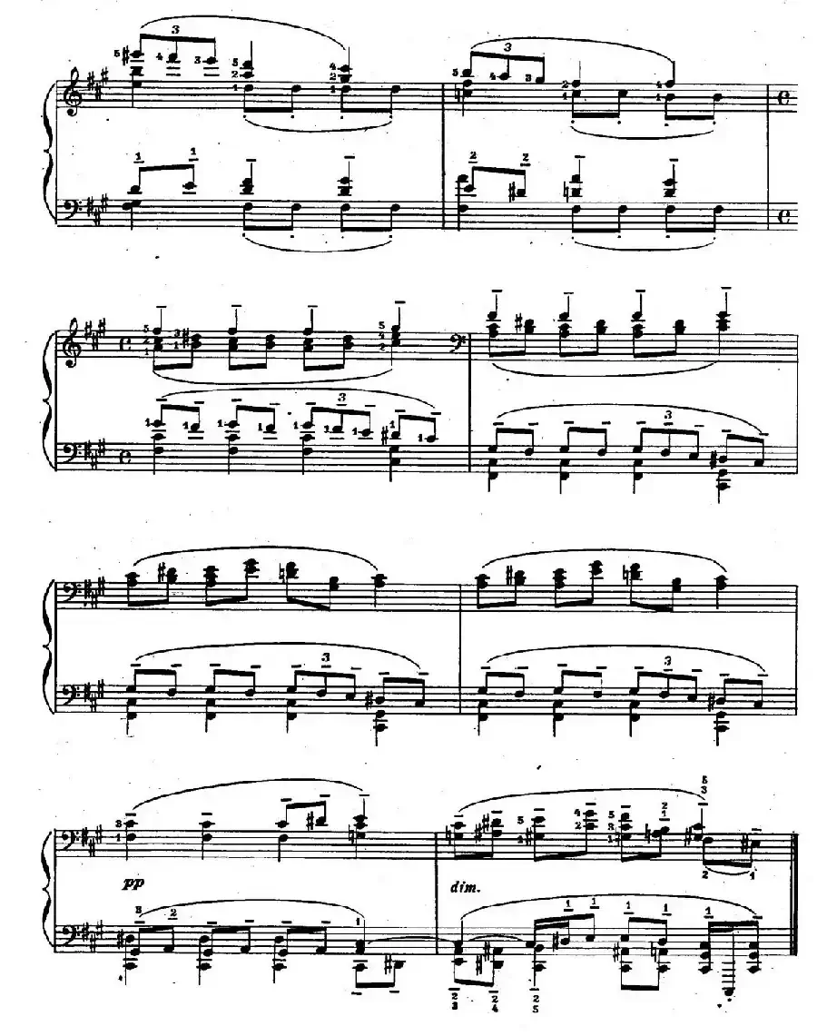 Ten Bagatelles Op.5（10首小品·5. 升f小调）