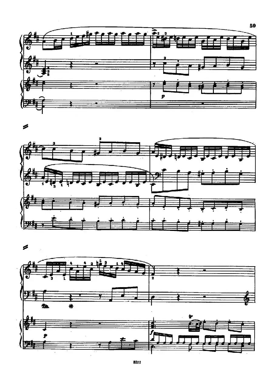 Concerto no 5 K 175 - 2 Piano（Ⅰ）