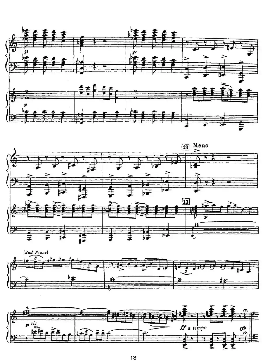 Rhapsody in Blue（蓝色狂想曲）（双钢琴）