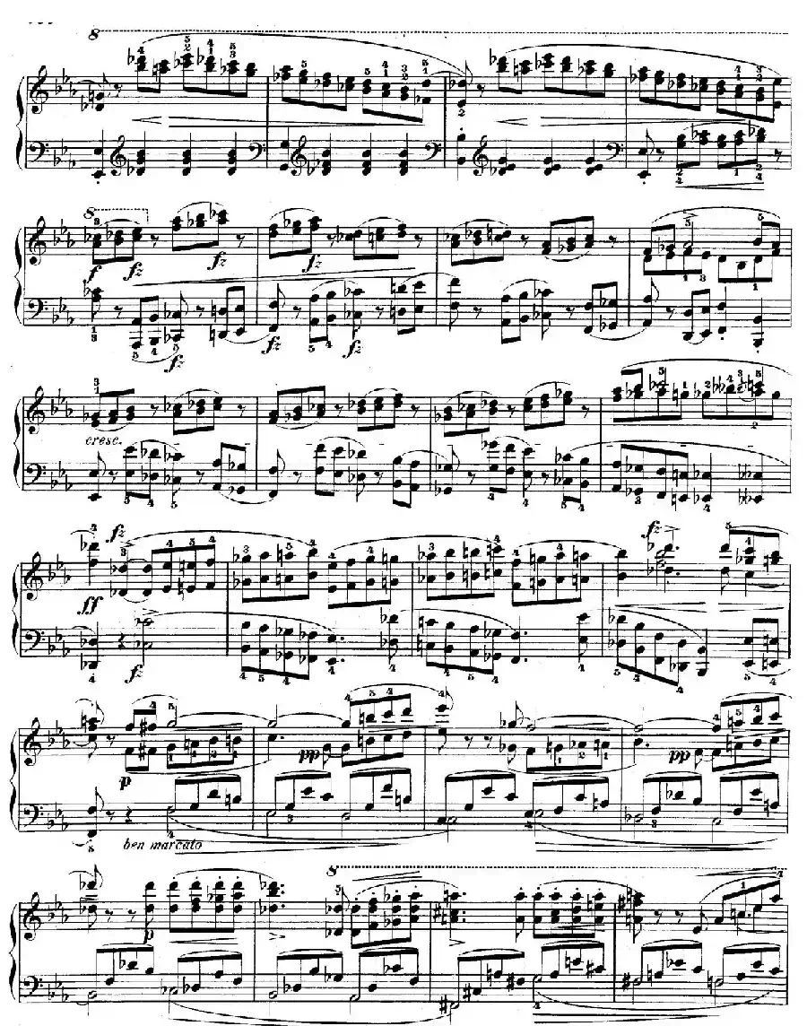 Piano Sonata No.1 in c Minor Op.4 （c小调第一钢琴奏鸣曲）