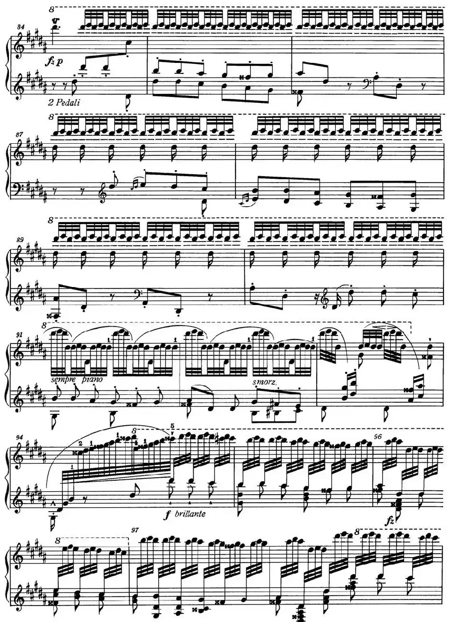 6首帕格尼尼大练习曲（La Campanella）