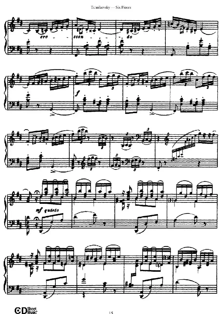 Six Pieces Op.51（6首小品·2）
