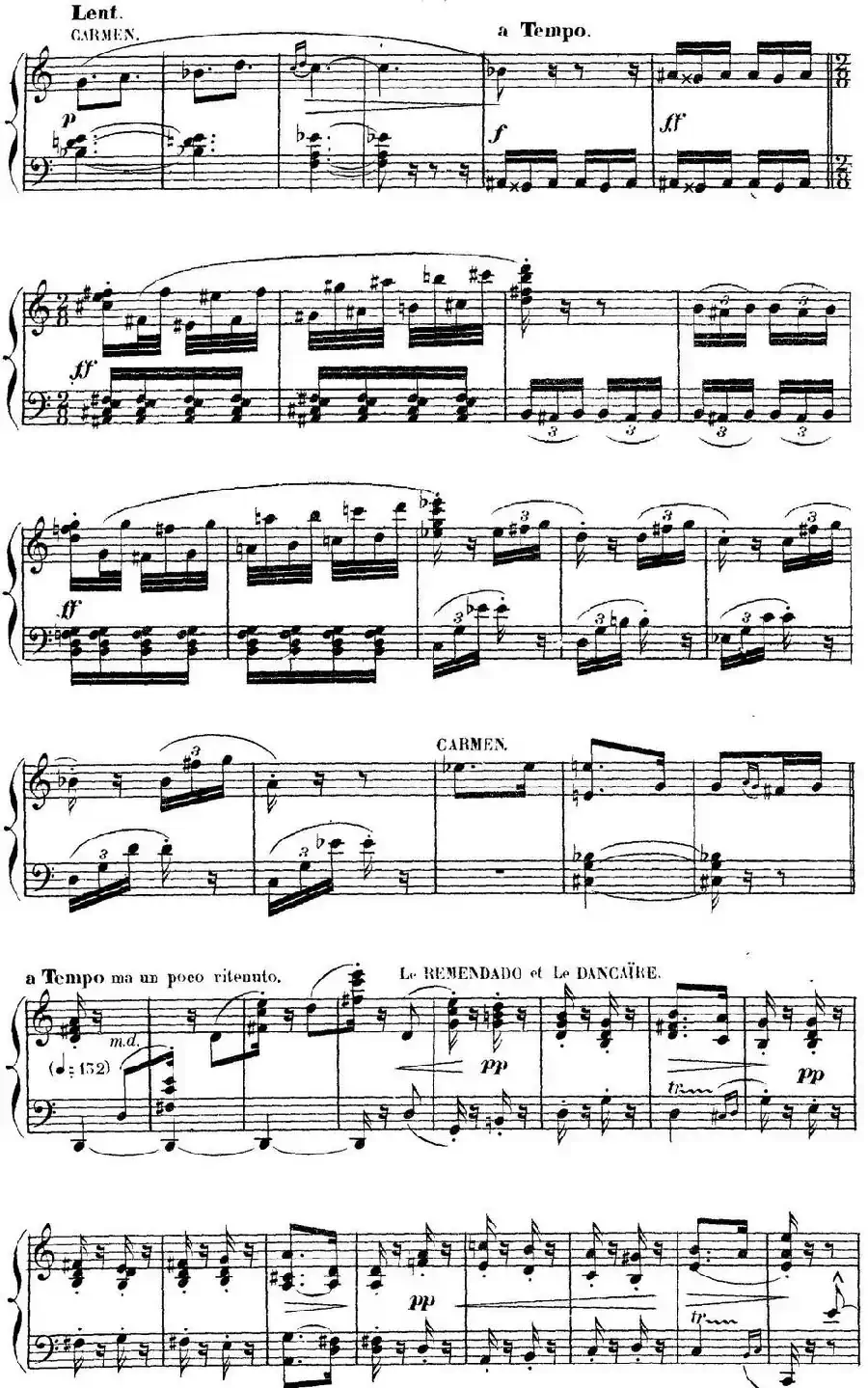 Carmen for Solo Piano（卡门全剧钢琴独奏版）（No.15）