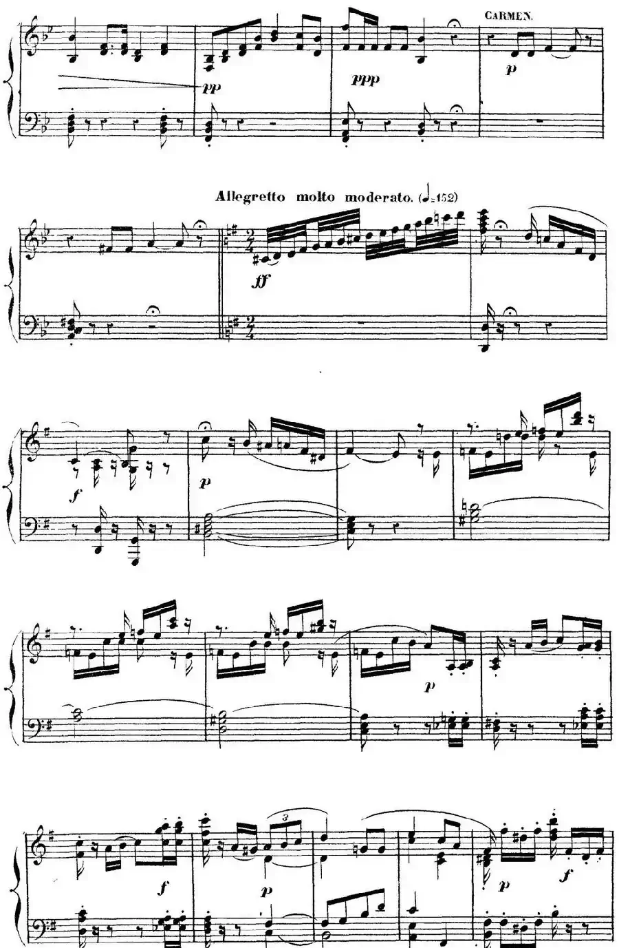 Carmen for Solo Piano（卡门全剧钢琴独奏版）（No.16）
