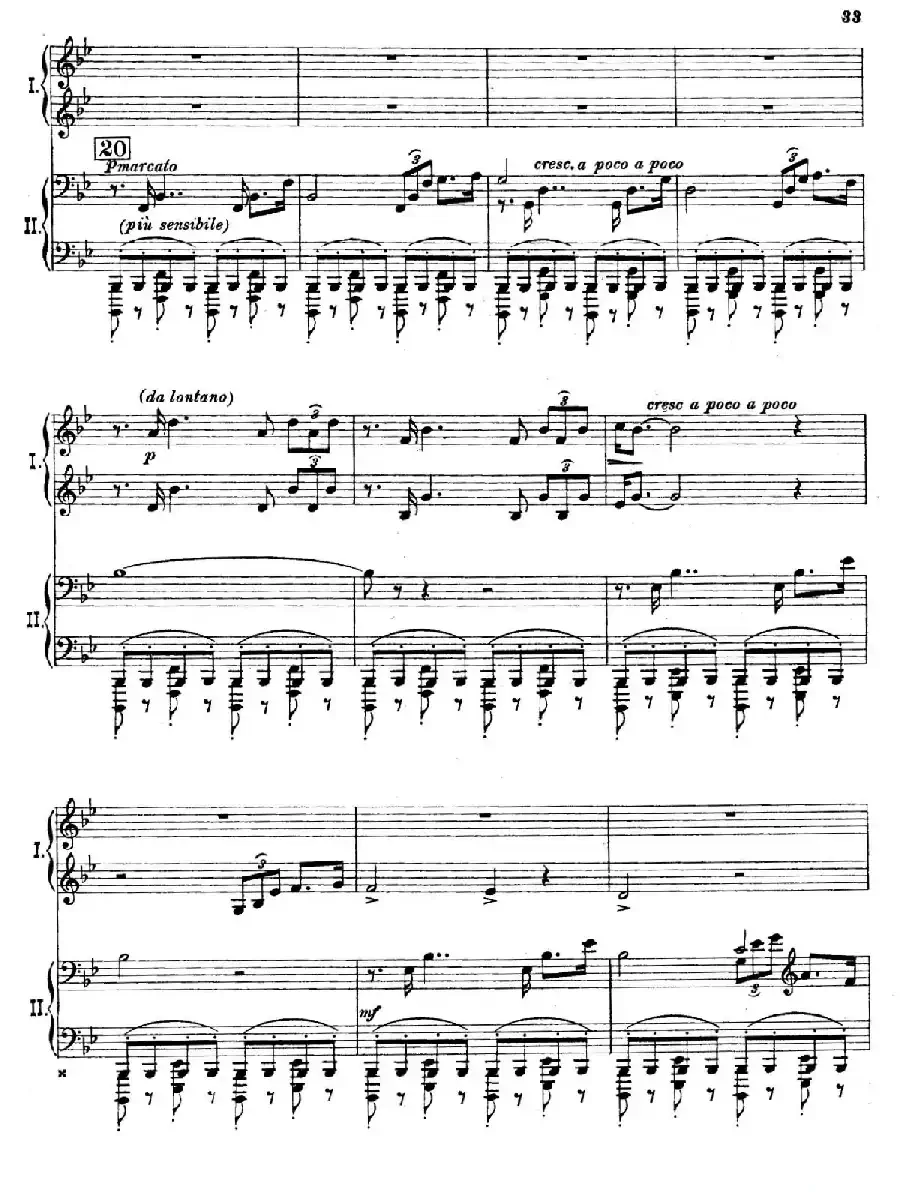 The Pines of Rome（交响诗《罗马的松树》·双钢琴）（第四部分：阿皮亚大道上的松树）