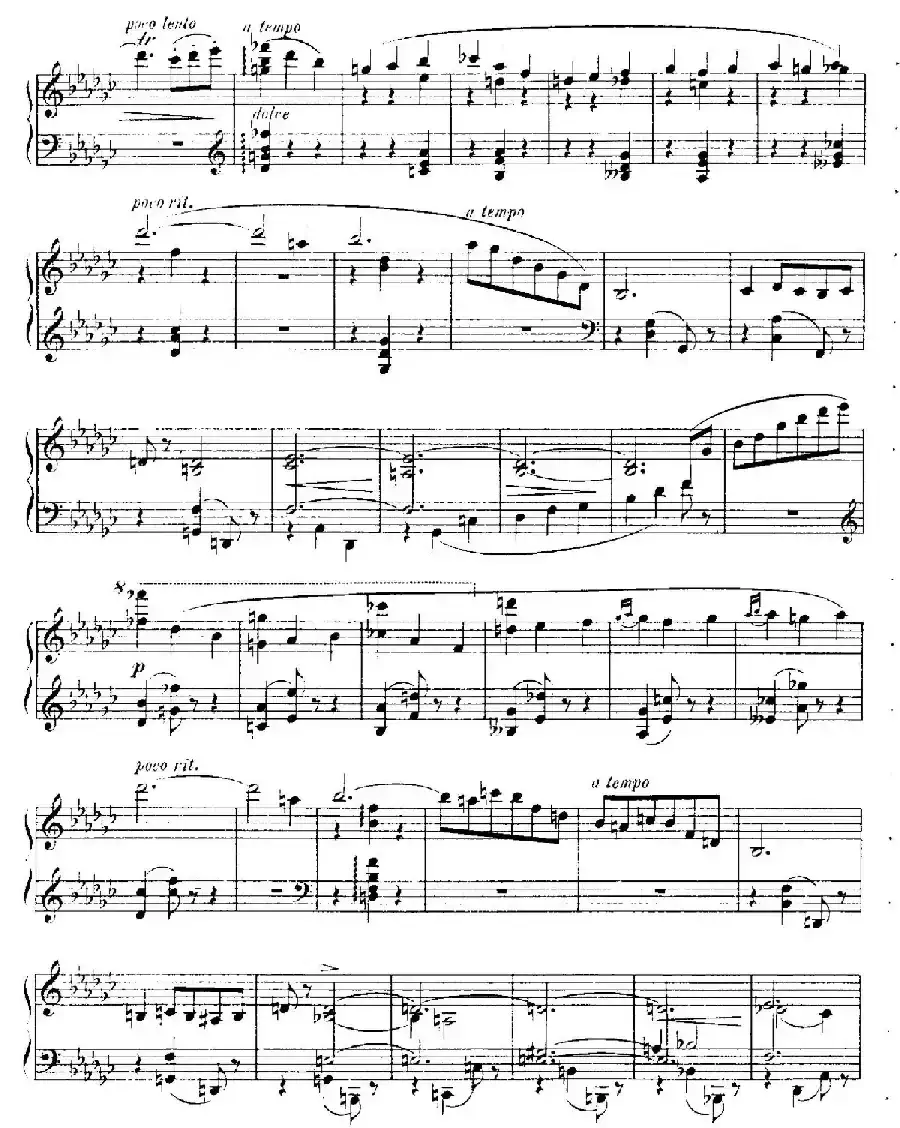 4 Valses Caprice（4首随想圆舞曲）（Op.59 No. 3 in G-flat ​）