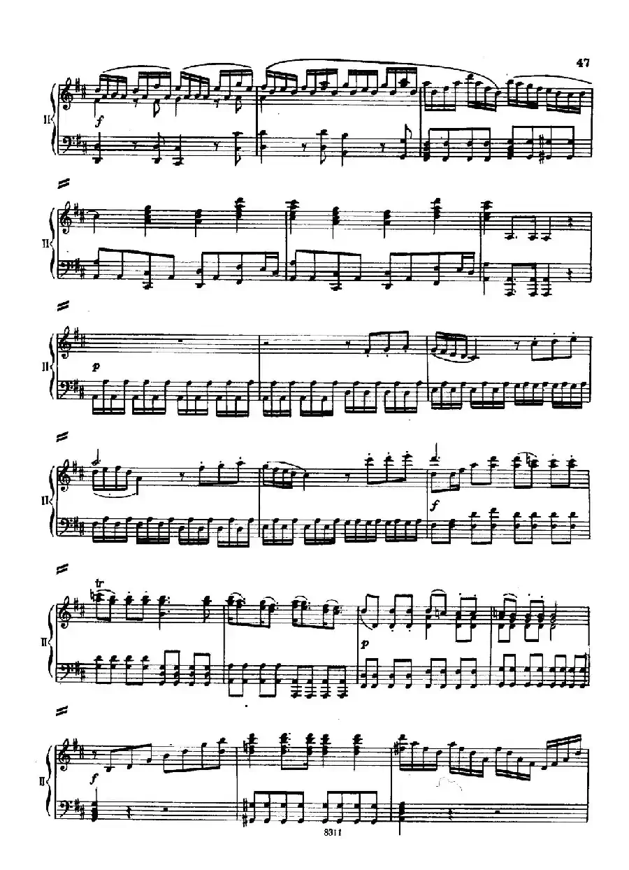 Concerto no 5 K 175 - 2 Piano（Ⅰ）