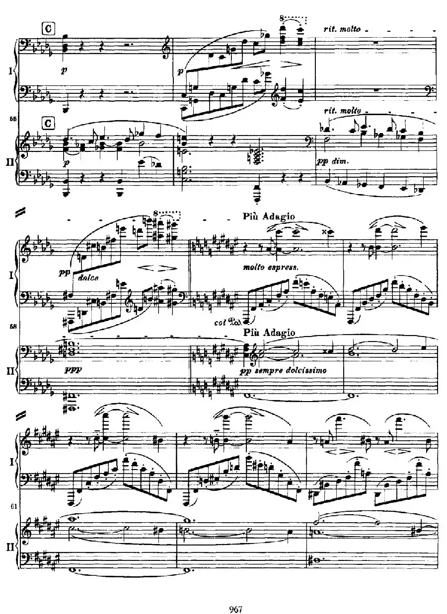 降B大调第二钢琴协奏曲（P61——70）