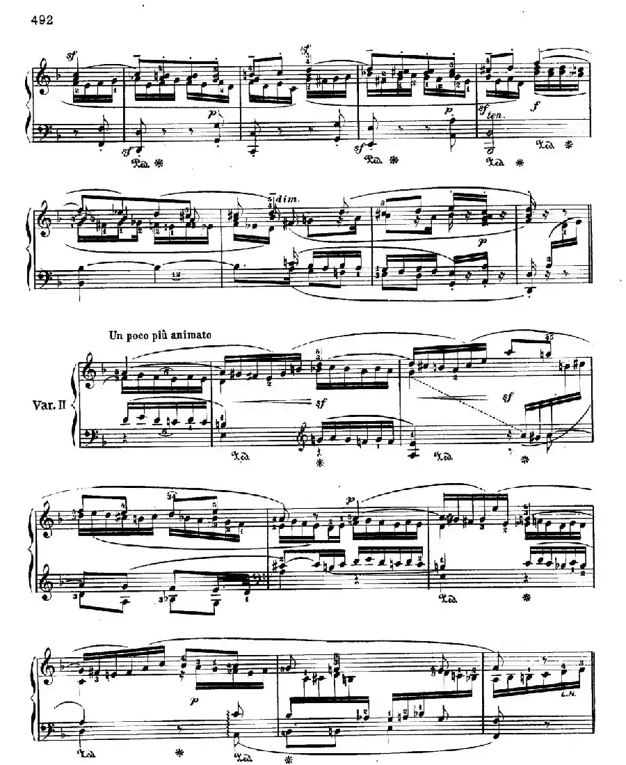 Variations Serieuses Op.54（d小调庄严变奏曲）