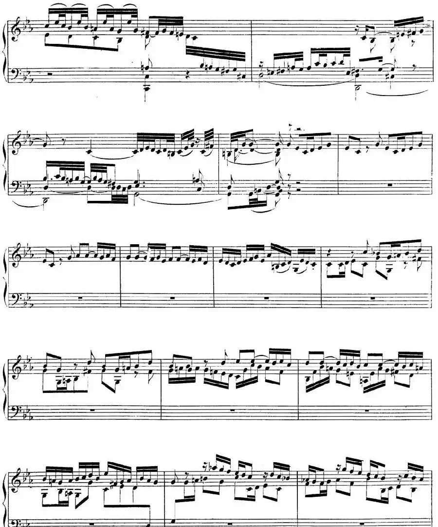 Toccata BWV 911（7首托卡塔·No.2 c小调）