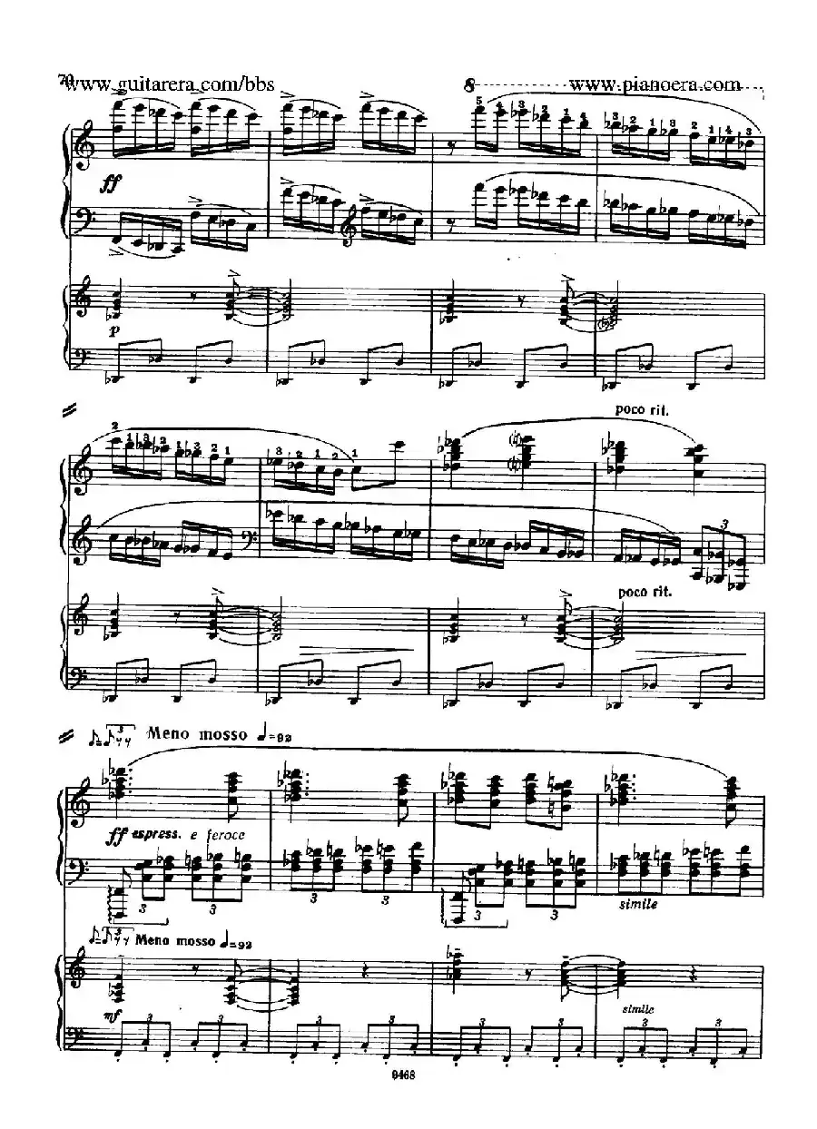 Piano Concerto in D-flat Major Op.37（降D大调钢琴协奏曲·Ⅲ·双钢琴）