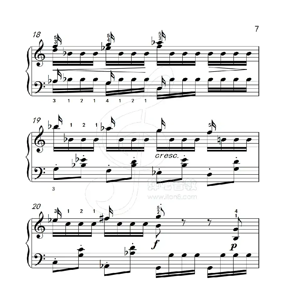 练习曲 12(克拉莫钢琴练习曲60首)