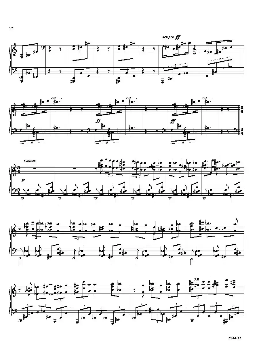 Piano Sonata No.8（第八钢琴奏鸣曲）（1）