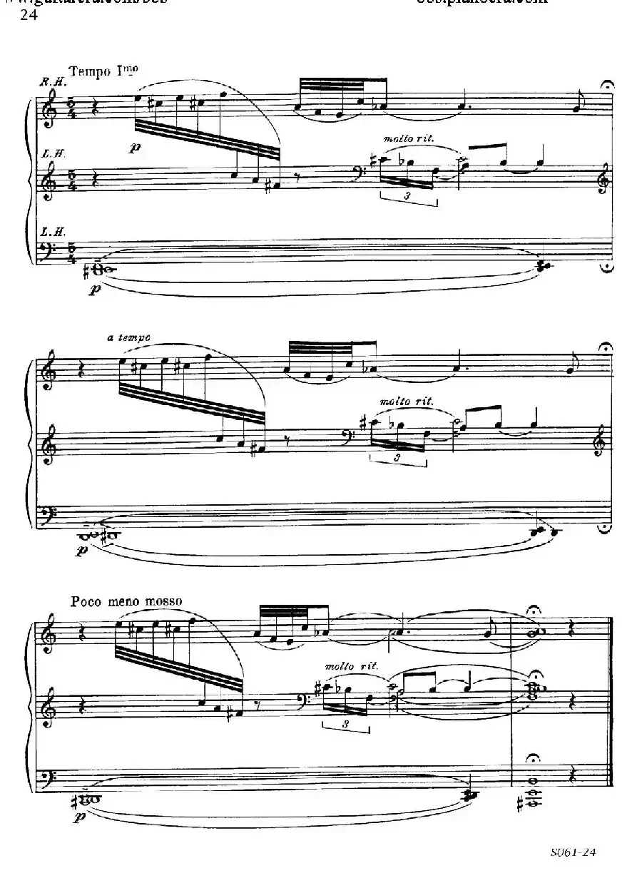 Poems of 1917 Op.41（1917之诗 5. 战争之夜的沉思）