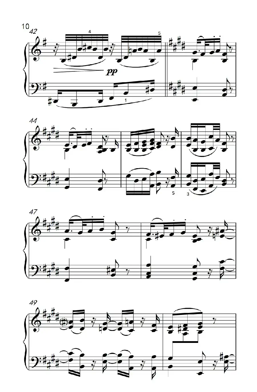 奏鸣曲 Opus 2 Nr.3 第二乐章(贝多芬奏鸣曲集 1)